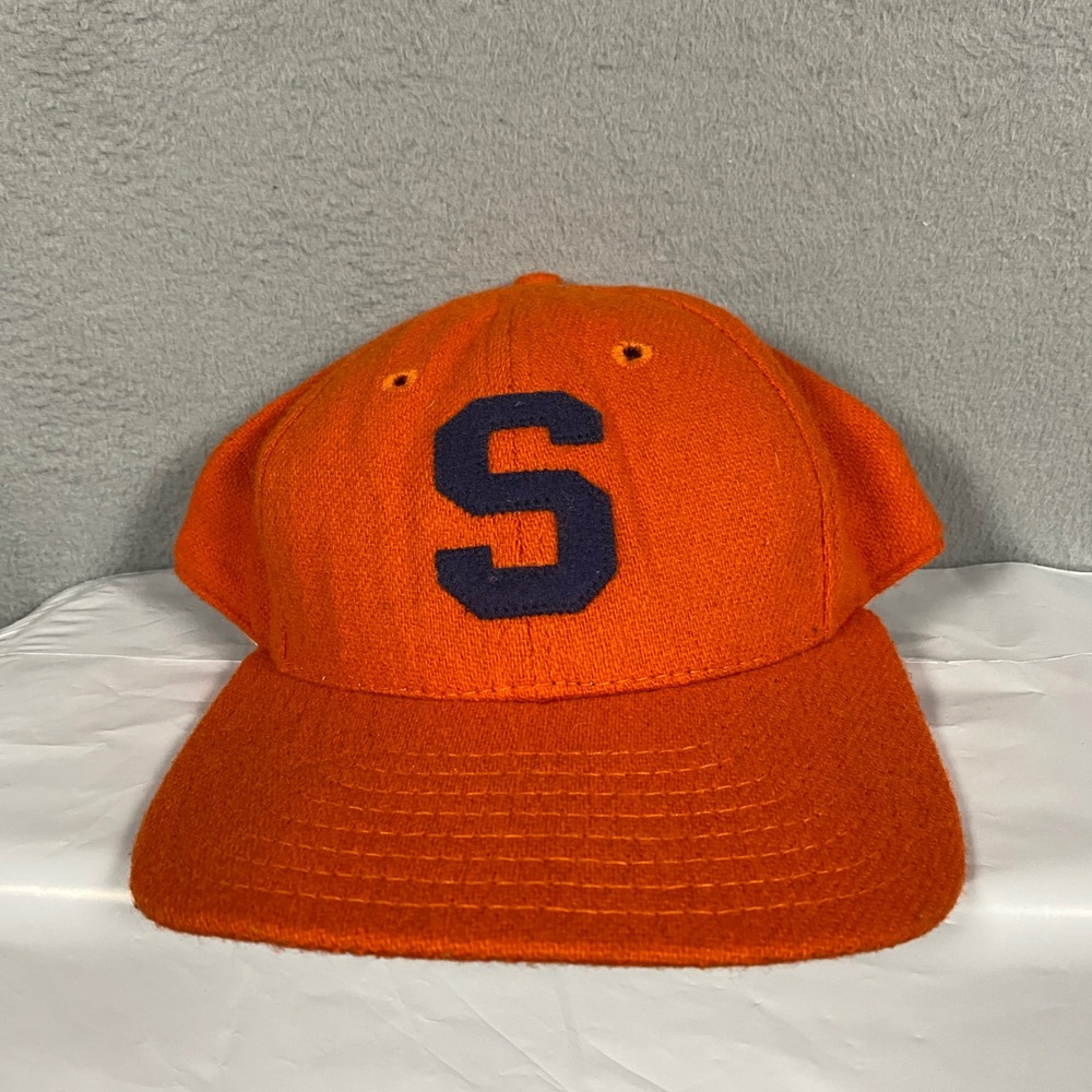 Legacy Hat Syracuse University Mens OSFA Orange Wool Snapback Vintage USA Made